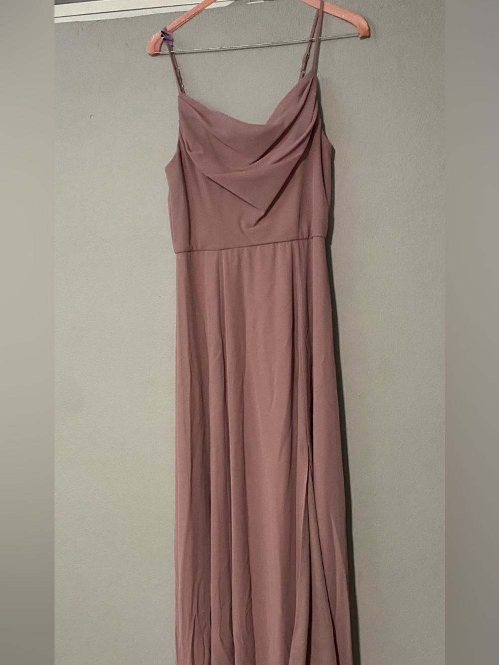 Davids Bridal Cowl Neck Maxi Dress
